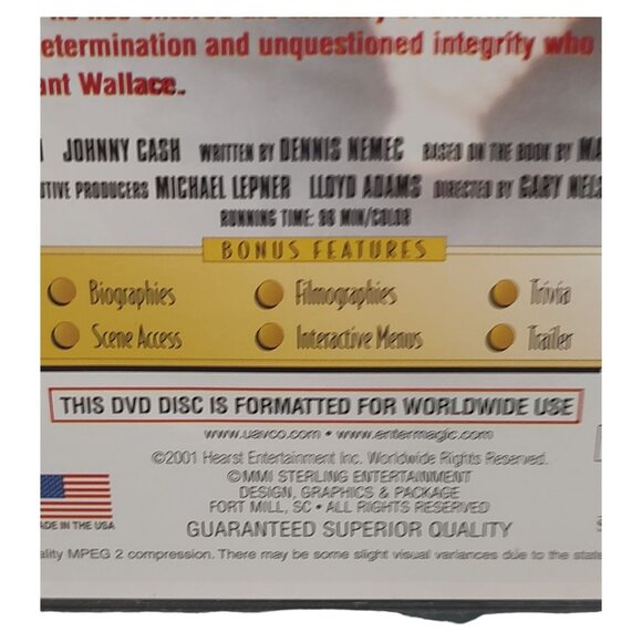 Vntg 2001 Murder In Coweta County DVD Andy Griffith Johnny C. True Life Stories - Picture 3 of 8